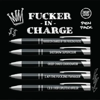 Fucker In Charge Pen Pack (5)